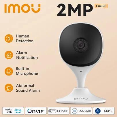 Cue IMOU 2C 1080P Ação Segurança Indoor Câmera Baby Monitor Night (Moedas/Imposto incluso)