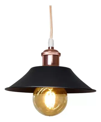 Luminária Pendente Industrial Retrô Vintage Cabo De 2 Metros - R$ 34,94