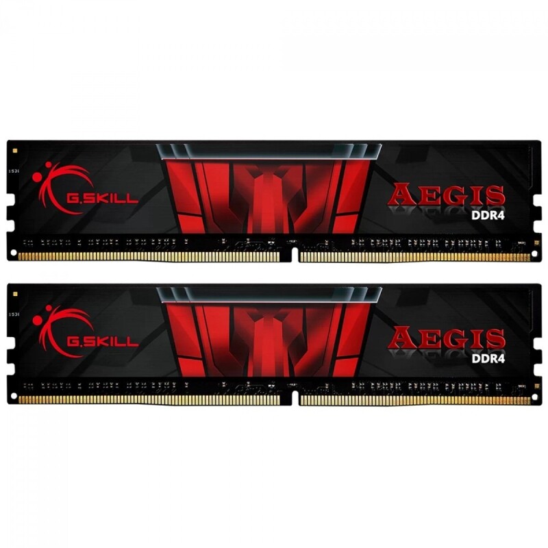 Memória RAM DDR4 G.Skill Aegis 16GB (2x8GB) 3000Mhz Black F4-3000C16D-16GISB