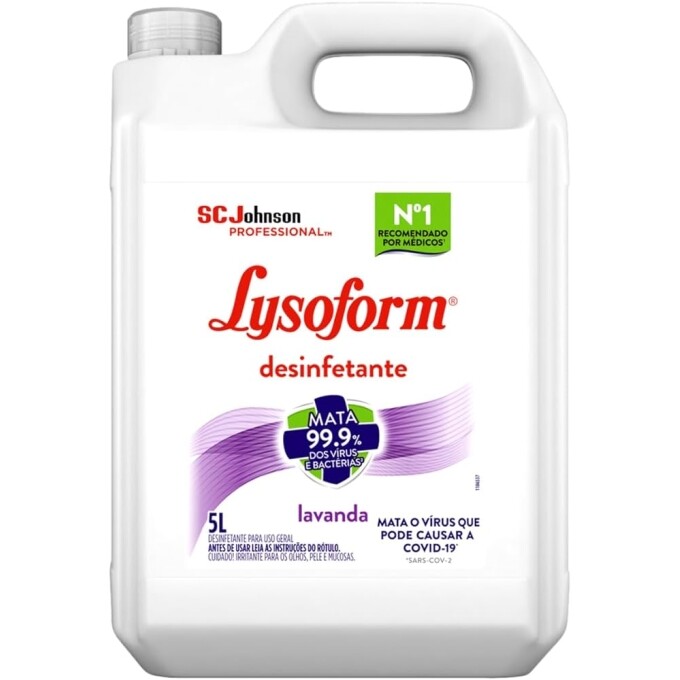 Desinfetante para Uso Geral Lavanda Lysoform - 5l