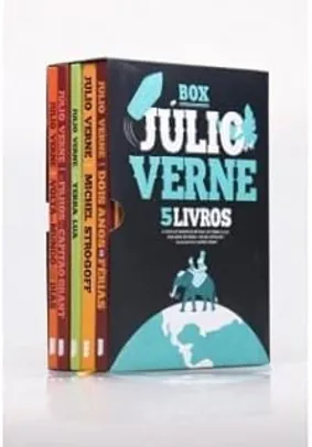 Box 5 Livros | Capa Dura | Júlio Verne