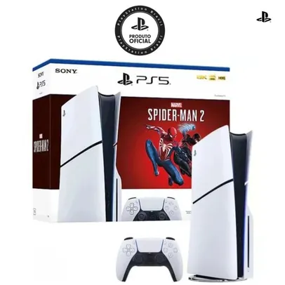 Console Playstation 5 Slim com Leitor + Marvel's Spider-Man 2