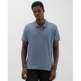 Camisa polo masculina poás azul | Original by