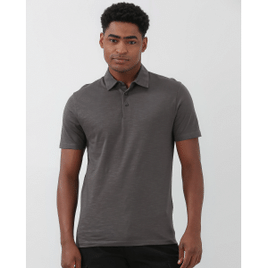 Camisa polo masculina algodão peruano cinza | Original by