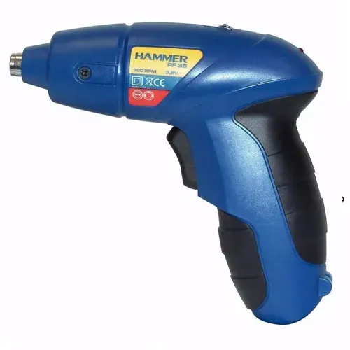 Parafusadeira Sem Fio a Bateria 180 Rpm Hammer Bivolt PF36