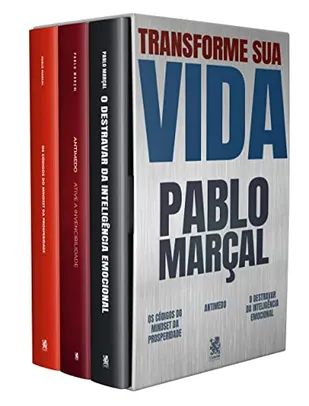 Saindo por R$ 69,9: Coleção Transforme Sua Vida, Pablo Marçal - Box com 3 Livros, Capa Comum | Pelando