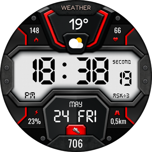 APP Digital Xl56 Watch Face - Android
