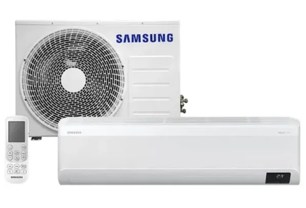 Ar-condicionado Split Inverter Samsung WindFree Connect Sem Vento 24.000 BTUs Frio AR24BVFAAWKNAZ 220V 220V
