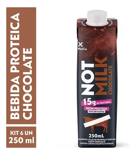 Bebida Proteica Notco Notmilk High Protein Chocolate 6x250ml