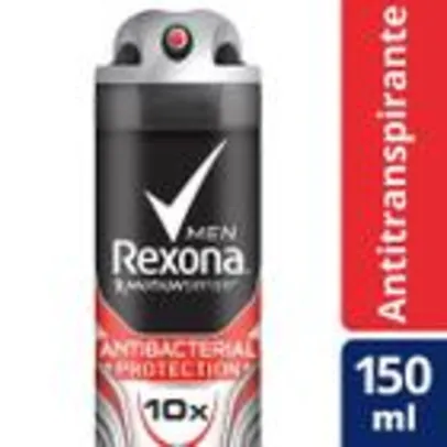 Saindo por R$ 8,99: Desodorante Rexona Aerosol Antitranspirante Antibacterial+Invisible Feminino 150ml | Pelando