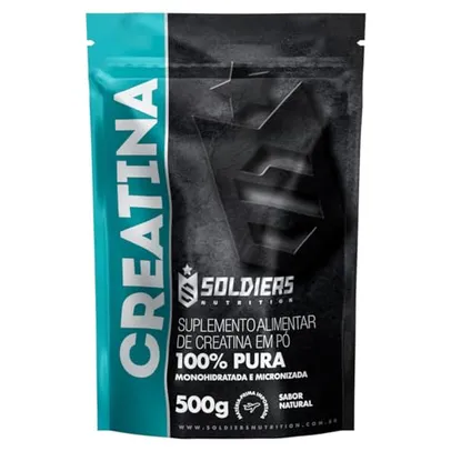 Saindo por R$ 99,9: Creatina Monohidratada 500g - 100% Pura Importada - Soldiers Nutrition | Pelando
