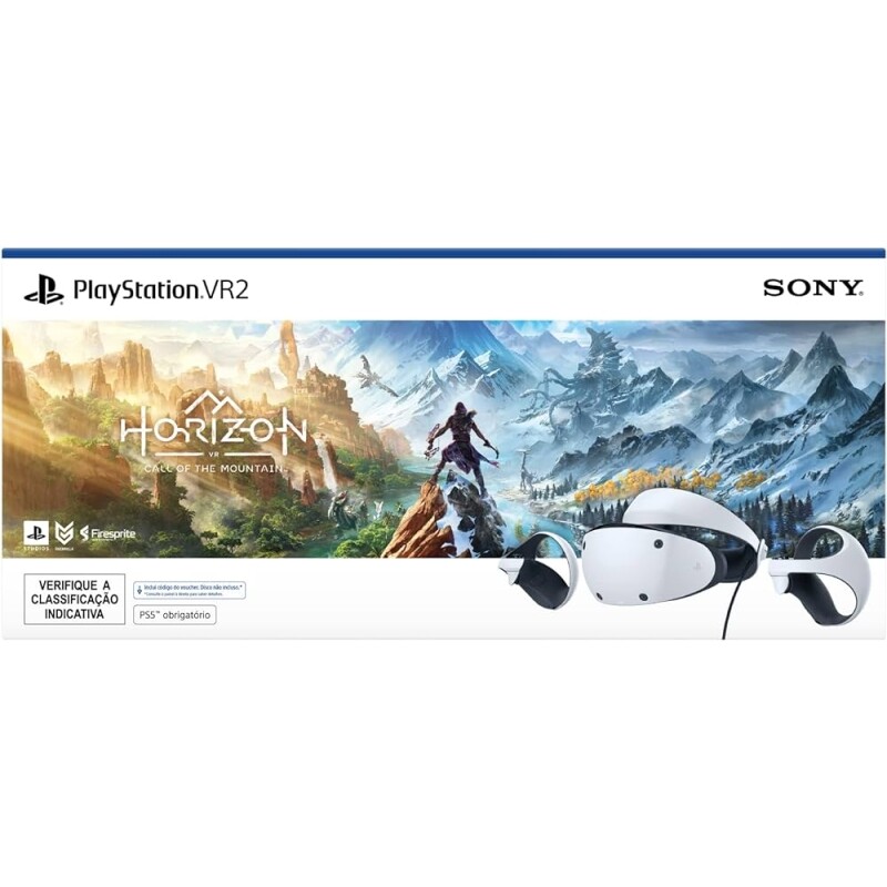 PlayStation VR2 Para Playstation 5 + Jogo Horizon Call of the Mountain - PS5