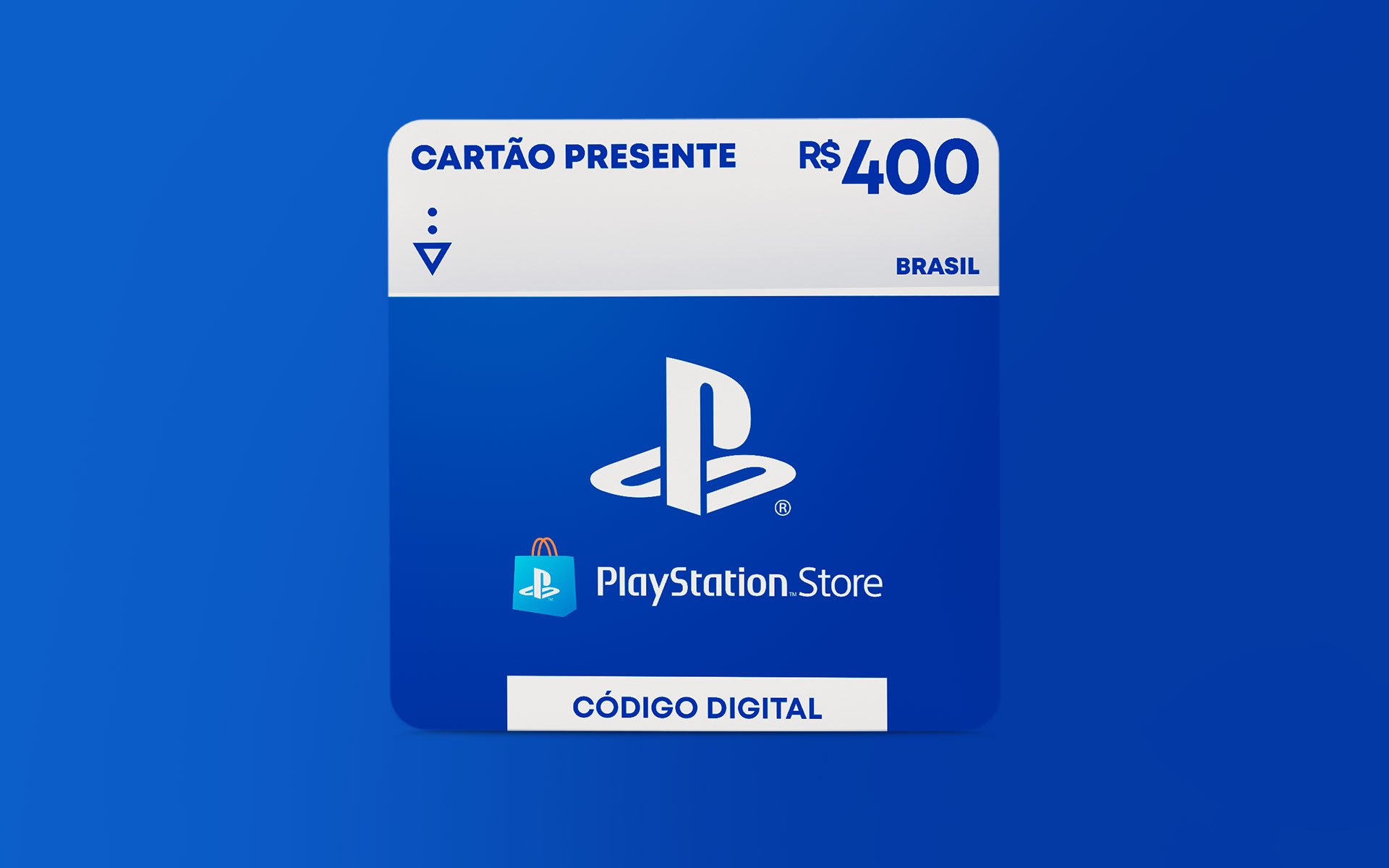 Gift Card Digital PlayStation Store 400 Reais