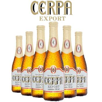 6 Unidades Cerveja Cerpa Export Long Neck - 350ml