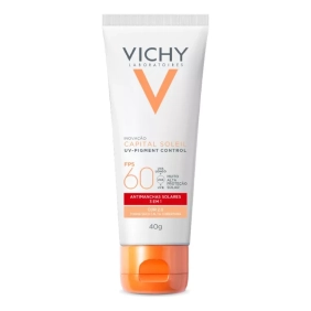 Protetor Solar Facial Vichy Uv Pigment Control 2.0 Fps60 40g