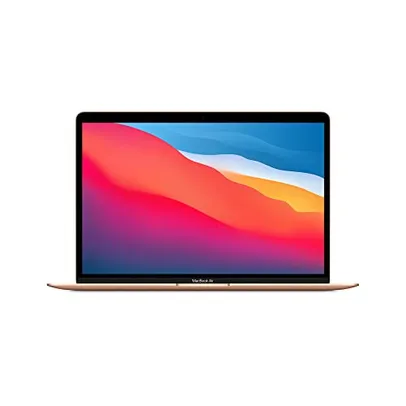 Apple notebook MacBook Air (de 13 polegadas, Processador M1 da Apple com CPU 8‑core e GPU 7‑core, 8 GB RAM, 256 GB) - Dourado