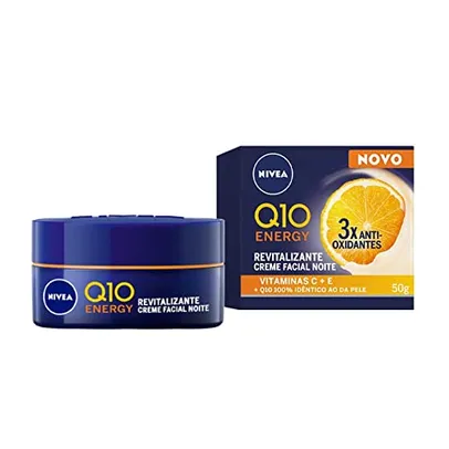 Saindo por R$ 28,94: [REC] NIVEA Creme Facial Antissinais Q10 Energy Noite 50g | Pelando