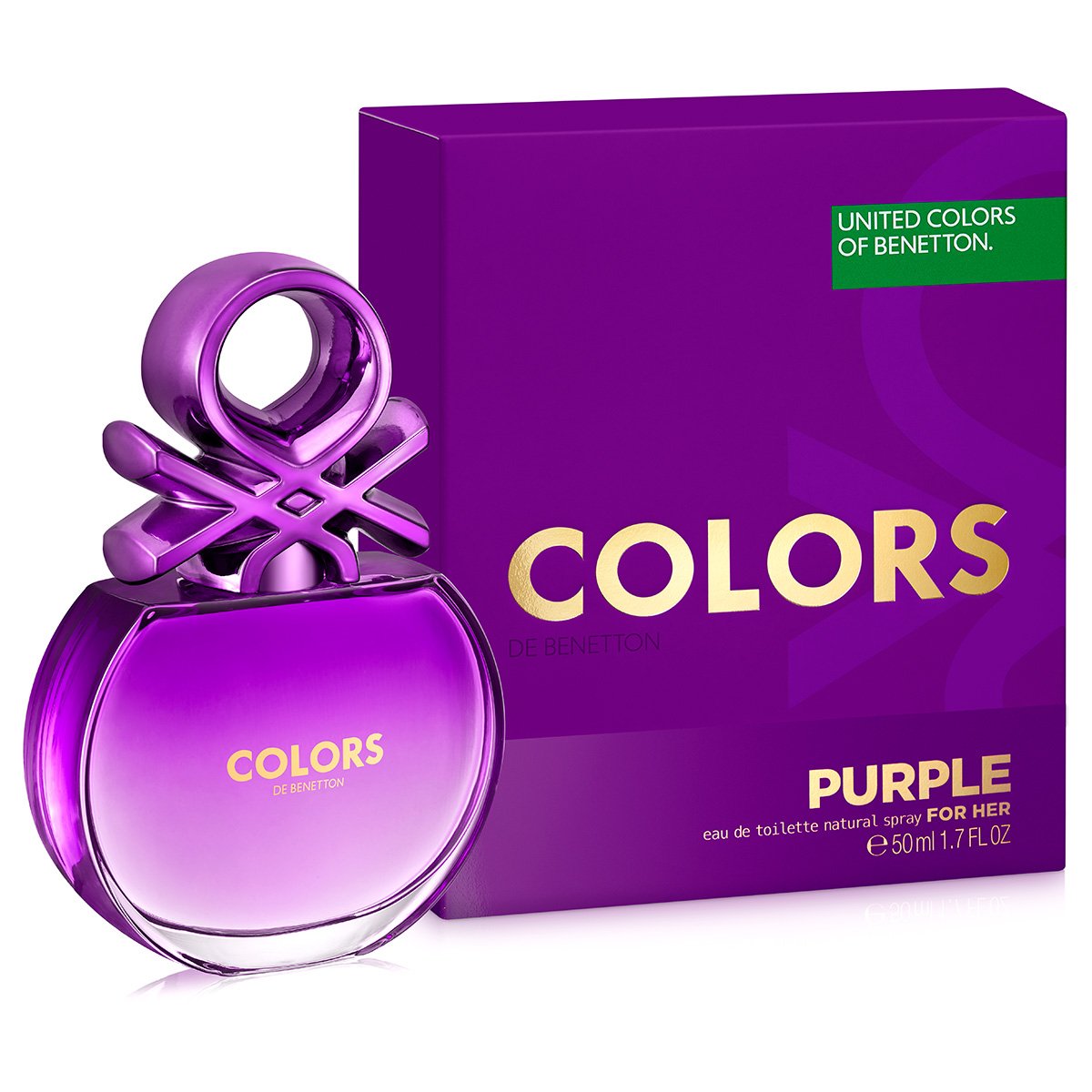 Perfume Feminino Colors Purple Benetton Eau de Toilette 50ml