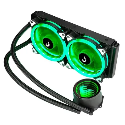 Saindo por R$ 178,59: Water Cooler Rise Mode Gamer Black, RGB, 240mm, AMD/Intel, Preto - RM-WCB-02-RGB | Pelando