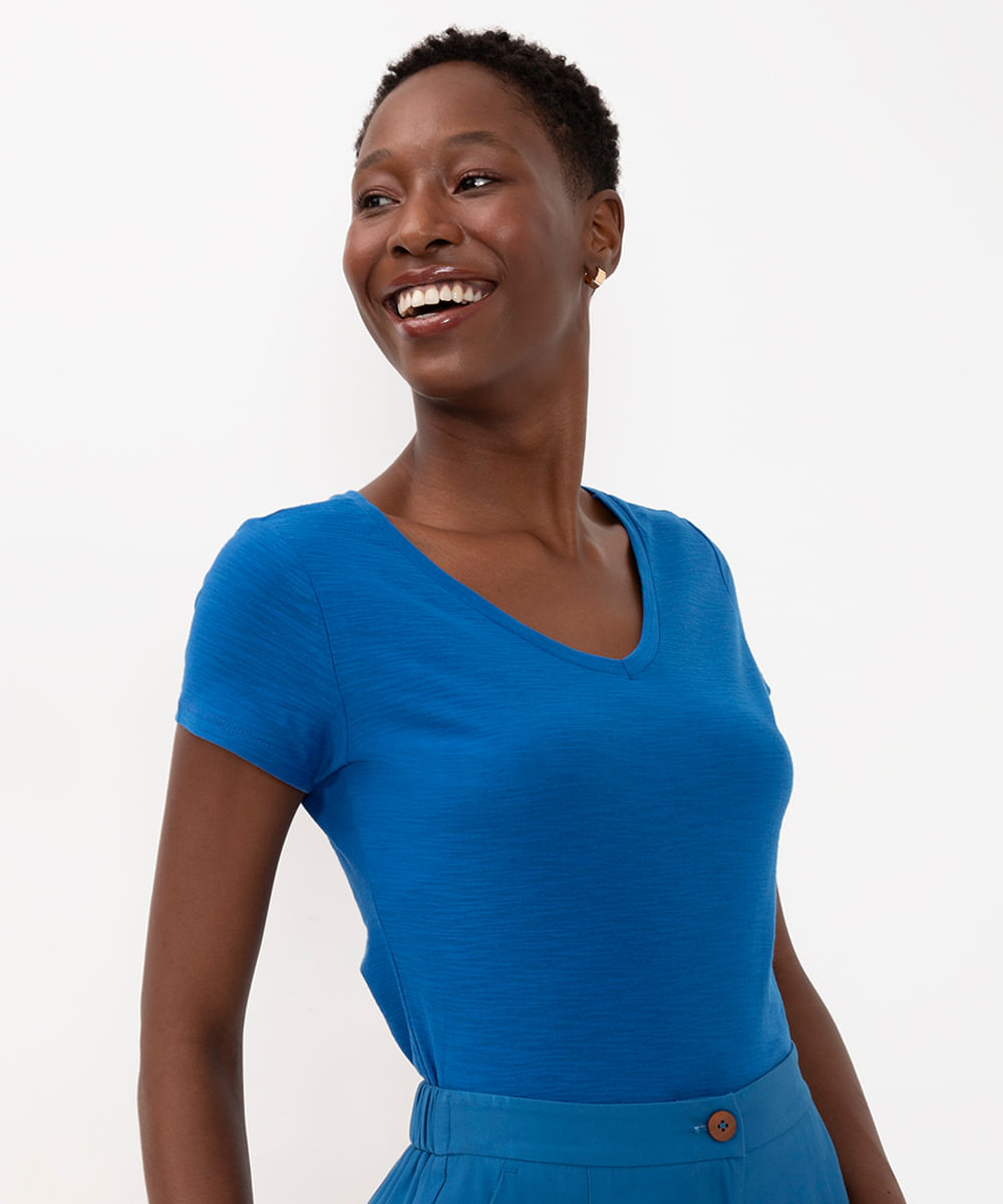 Camiseta flamê básica