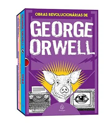 Saindo por R$ 28: As obras revolucionárias de George Orwell - Box com 3 livros | Pelando