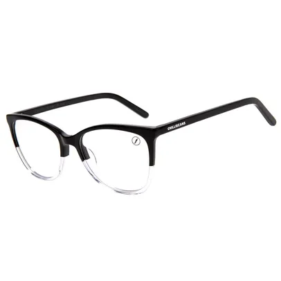 Armação Para Óculos De Grau Feminino Chilli Beans Cat Preto Transparente