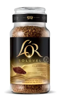 [Recorrência] [50% 2ª unidade] L'OR, Café Solúvel Classique Pote de Vidro 130g