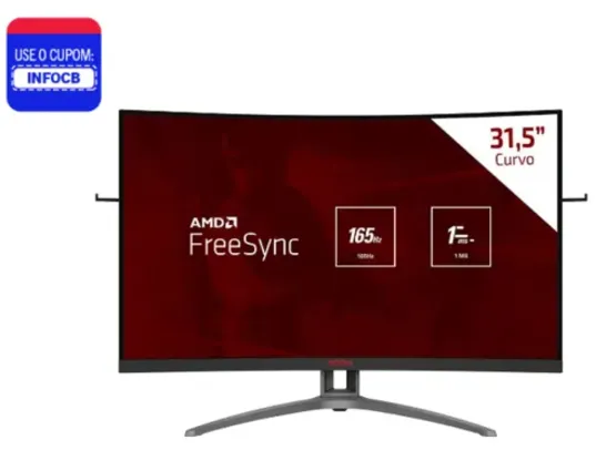 [APP] Monitor Gamer Curvo AOC Agon AG323FCXE 31,5" Widescreen FULL HD 1920x1080 165Hz 1ms AMD FreeSync Premium - Preto