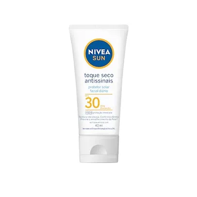 Protetor Solar Facial Nivea Sun FPS30 - Toque Seco Antissinais