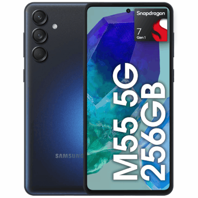 [ESTUDANTES] Smartphone Samsung Galaxy M55 5G 256GB 8GB RAM Tela 6,7 Snapdragon 7Gen1