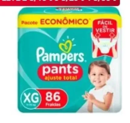 [Leve 4] Fralda Pampers Pants Ajuste Total M ao XXG