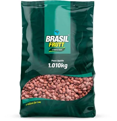 (REC) Brasil Frutt Amendoim com Pele Torrado e Salgado 1.010kg