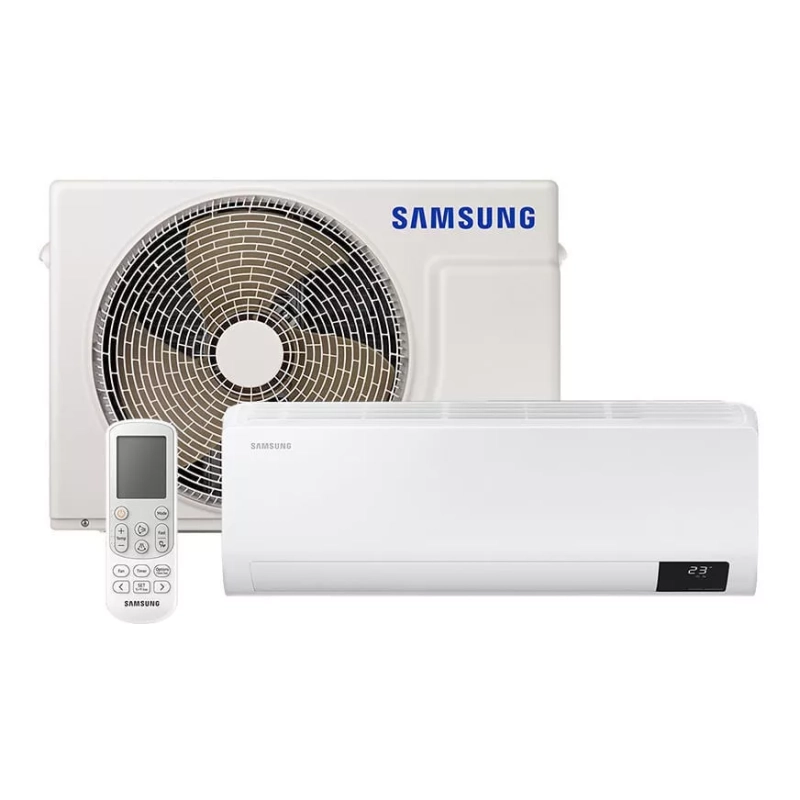 Ar Condicionado Hi Wall Samsung Digital Ultra Inverter 9.000 Btus Quente e Frio AR09BSHZCWKNAZ 220V