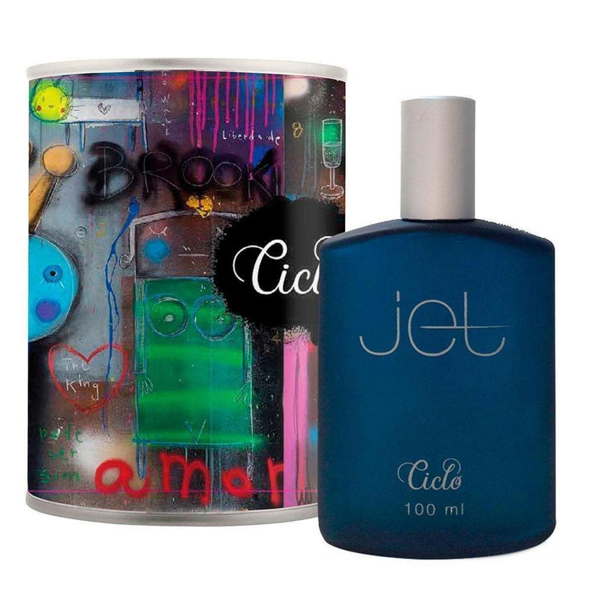 Jet Ciclo Cosméticos - Perfume Masculino - Deo Colônia + Lata 100ml