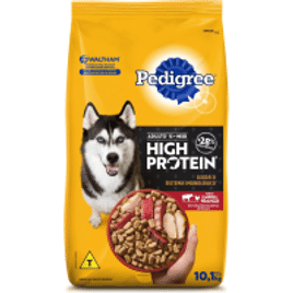 Ração Pedigree High Protein Cães Adultos Carne e Frango - 10,1Kg