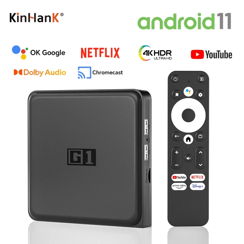 Android TV Box KINHANK 4K Ultra HD Dolby Vision HDR10