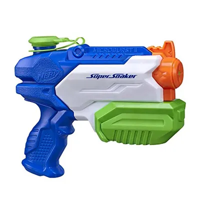 Super Soaker Lança Agua Nerf Ssoa Microburst Azul