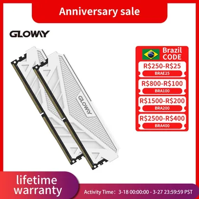 [IMPOSTO INCLUSO] Memória Ram Gloway 16GB (2x8GB) 3200mhz