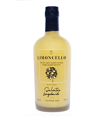 [ PRIME ] Salvatore Longobardo Limoncello Sabor Limão Siciliano 700 Ml