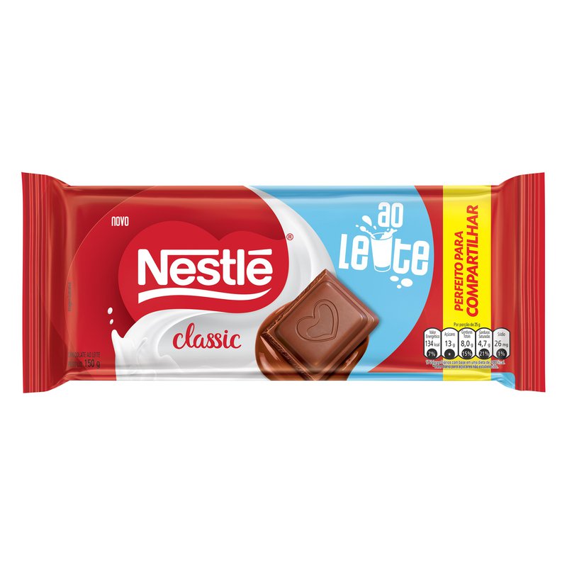 [Levando 2] Chocolate Nestlé Classic ao Leite 150g