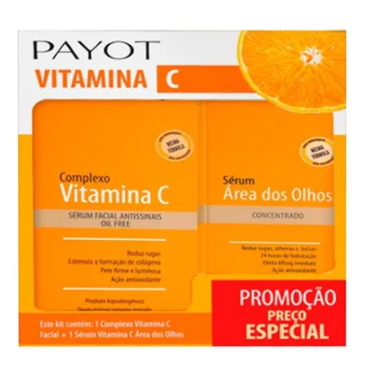 Kit Vitamina C Facial Payot 30ml + Sérum Oil Free 14ml