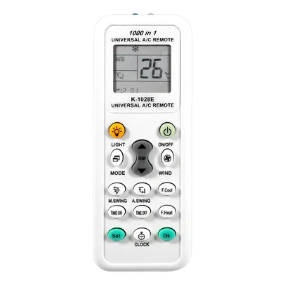 Controle Remoto Universal para Ar Condicionado, AC LCD Digital, K 1028E