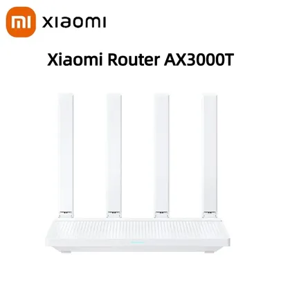 [APP/MOEDAS] Roteador Xiaomi AX3000T Wi-Fi 6, Mesh, CPU Dual Core 1.3GHz, 160MHz, Dual WAN, NFC