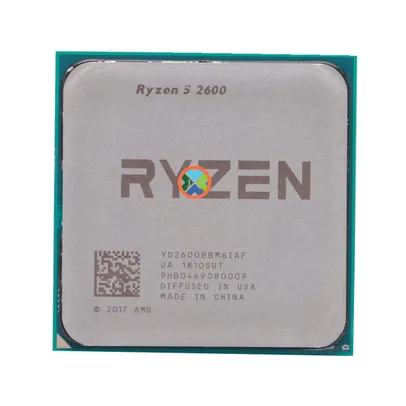 [MOEDAS] Processador CPU Ryzen 5, R5 2600, 3,4 GHz, Six Core, 12 Thread, 65W
