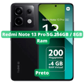 Smartphone Xiaomi Redmi Note 13 Pro 5G 256GB 8GB RAM