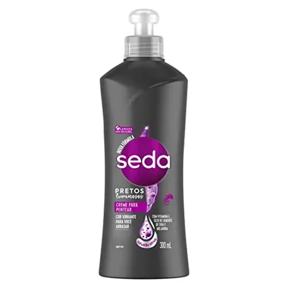 [Super 4,42]Seda Creme Para Pentear 300Ml Pretos Luminosos Branco