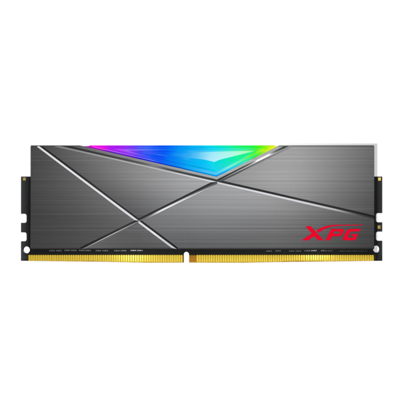 Memória RAM XPG Spectrix D50 RGB 8GB 3200MHz DDR4 CL16 Cinza - AX4U32008G16A-ST50