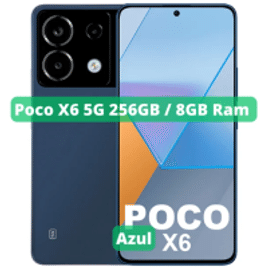 Smartphone Xiaomi PocoPhone Poco X6 5G 8GB RAM 256GB Versão Global