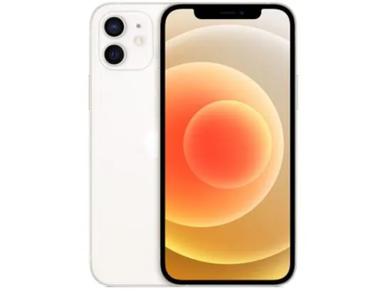 Iphone 12 Apple 64Gb Branco Tela 6,1 12Mp Ios