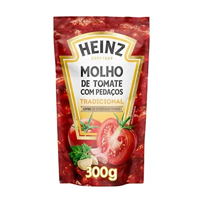 (R$2,78 REC) Heinz - Molho de Tomate Tradicional, 300g